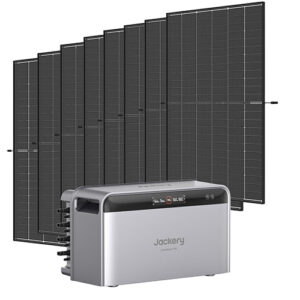 Komplett-Set: 1x Jackery SolarVault 3 Pro + 8 x Trina bifaziale Solarmodule